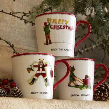 Kit Kemp Doodles Special Delivery Mug